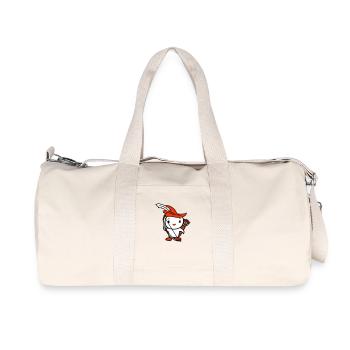 Ente Bogenschütze Pfeil und Bogen Federhut Kämpfer - Recycelte Canvas-Sporttasche von Stanley/Stella - Naturweiß - Vorne