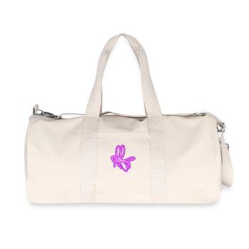 Neon Libelle - Recycelte Canvas-Sporttasche von Stanley/Stella - Naturweiß - Vorne