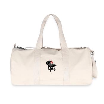 Grilling Steak Flame - Recycled Canvas Sports Bag by Stanley/Stella - natural - Front