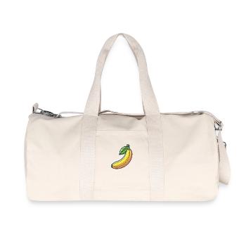 Fresh banana - Recycled Canvas Sports Bag by Stanley/Stella - natural - Front