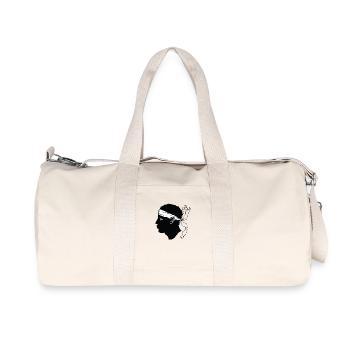 Korsika! - Recycelte Canvas-Sporttasche von Stanley/Stella - Naturweiß - Vorne