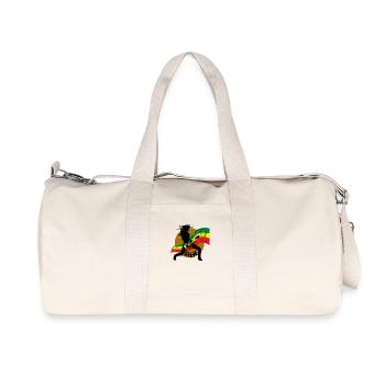 Reggae - Sac de sport en toile recyclée Stanley/Stella - blanc naturel - Devant