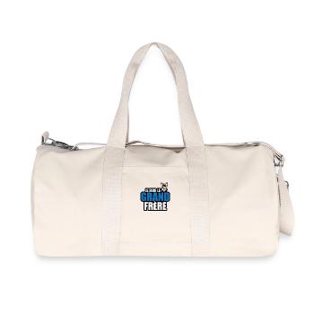 je suis le grand frère - Sac de sport en toile recyclée Stanley/Stella - blanc naturel - Devant