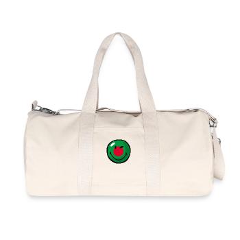 Smiley Flag Bangladesh - Recycled Canvas Sports Bag by Stanley/Stella - natural - Front