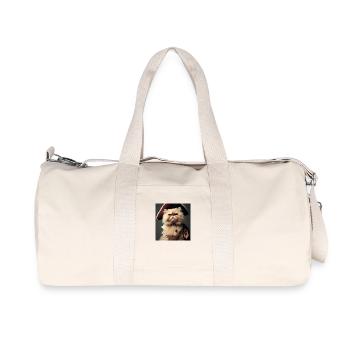 Le chat persan Negan en pirate - Sac de sport en toile recyclée Stanley/Stella - blanc naturel - Devant