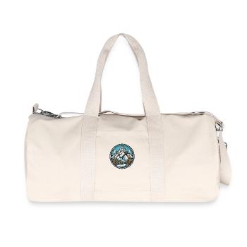 Berge - Recycelte Canvas-Sporttasche von Stanley/Stella - Naturweiß - Vorne