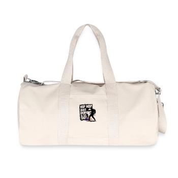 Retour aux années 90 – Hip-Hop Oldschool - Sac de sport en toile recyclée Stanley/Stella - blanc naturel - Devant