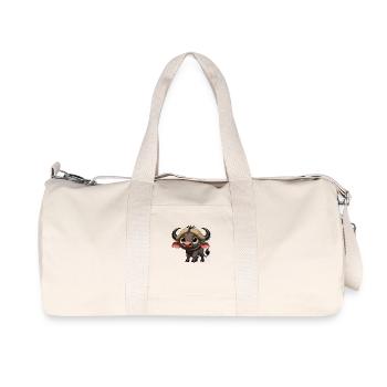 Cape buffalo child - Recycled Canvas Sports Bag by Stanley/Stella - natural - Front
