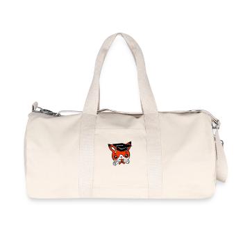 Fox High School Graduation Graduation Certificates College Hat - Recycled Canvas Sports Bag by Stanley/Stella - natural - Front