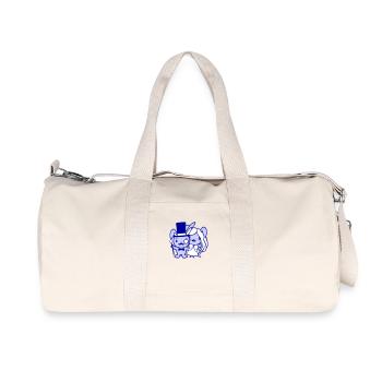 2 Bunnies Couple In Love Woman Man Empire Top Hat - Recycled Canvas Sports Bag by Stanley/Stella - natural - Front