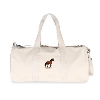 Selle Français 3 - Recycled Canvas Sports Bag by Stanley/Stella - natural - Front
