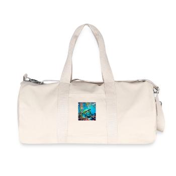 The Sea Turtle - Recycled Canvas Sports Bag by Stanley/Stella - natural - Front