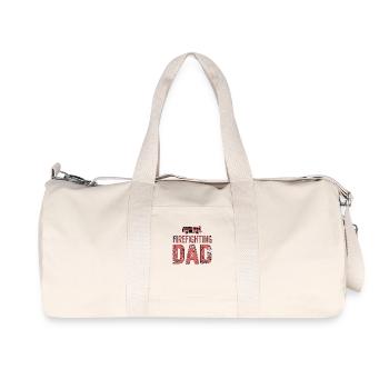 Fire Brigade – Strong & Proud in Action - Recycled Canvas Sports Bag by Stanley/Stella - natural - Front