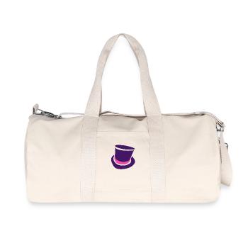Zylinda - Recycelte Canvas-Sporttasche von Stanley/Stella - Naturweiß - Vorne