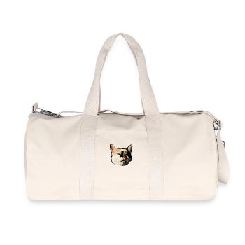 Lumi Cat - Sac de sport en toile recyclée Stanley/Stella - blanc naturel - Devant