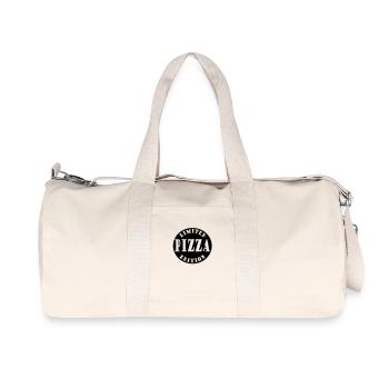 limited edition pizza 2ke - Recycelte Canvas-Sporttasche von Stanley/Stella - Naturweiß - Vorne