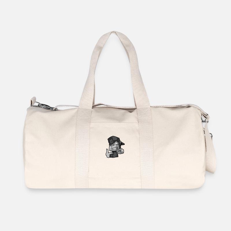 Monkey - Recycelte Canvas-Sporttasche von Stanley/Stella - Naturweiß