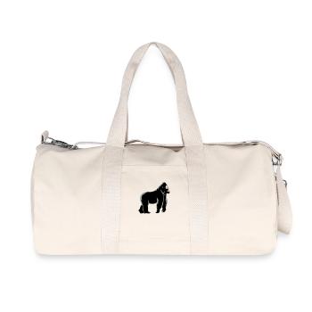 gorilla_002 - Recycelte Canvas-Sporttasche von Stanley/Stella - Naturweiß - Vorne