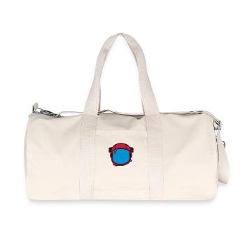 Astronaut Helmet - Recycled Canvas Sports Bag by Stanley/Stella - natural - Front