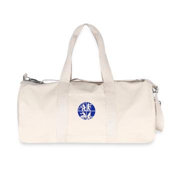 Logo Feuerwehr 1farbig - Recycelte Canvas-Sporttasche von Stanley/Stella - Naturweiß - Vorne