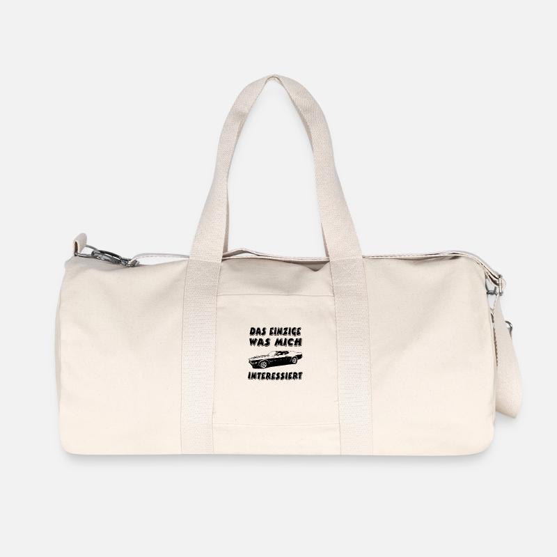 Auto - Recycelte Canvas-Sporttasche von Stanley/Stella - Naturweiß