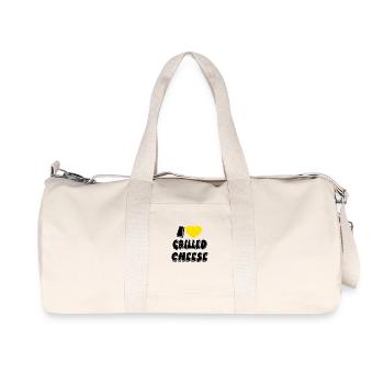 Cheese - Recycled Canvas Sports Bag by Stanley/Stella - natural - Front