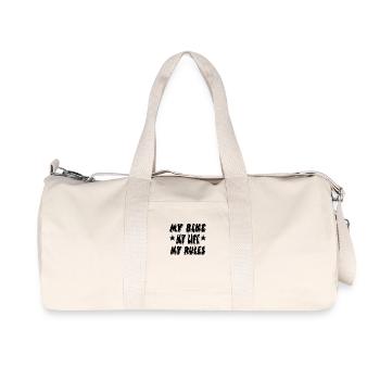 Motocyclette - Sac de sport en toile recyclée Stanley/Stella - blanc naturel - Devant