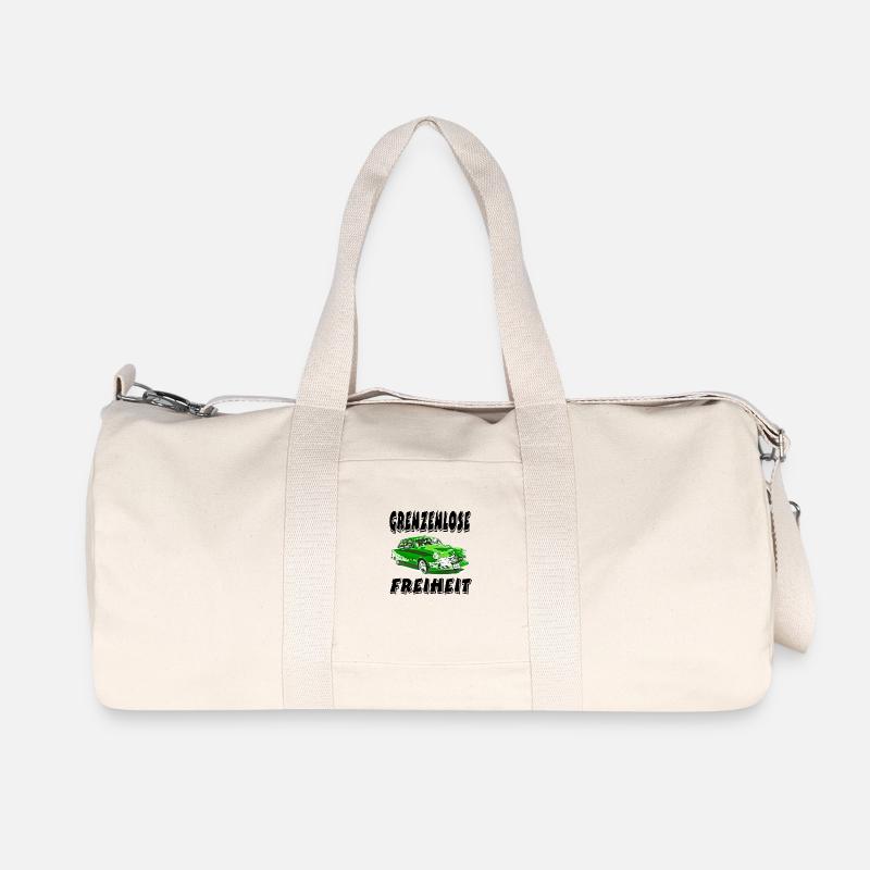 Auto - Recycelte Canvas-Sporttasche von Stanley/Stella - Naturweiß