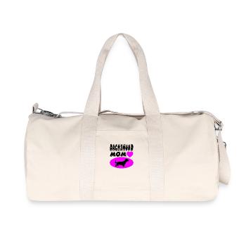 Dachshund - Recycled Canvas Sports Bag by Stanley/Stella - natural - Front