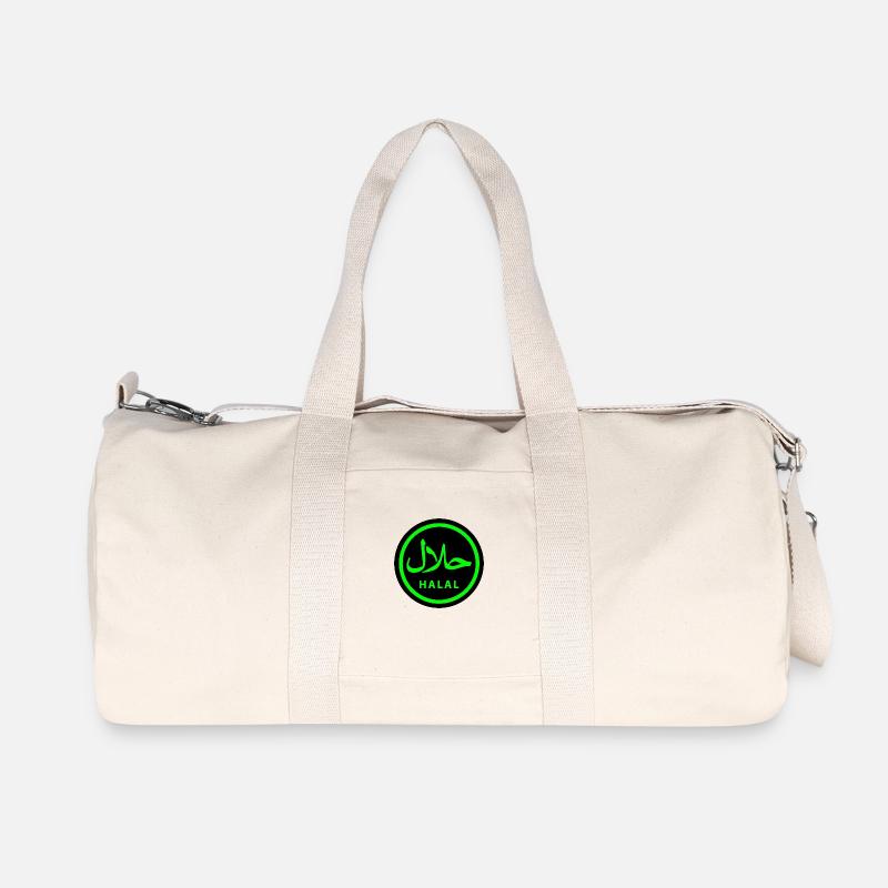 Halal - Recycelte Canvas-Sporttasche von Stanley/Stella - Naturweiß