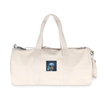 Astronaute Bretzel - Sac de sport en toile recyclée Stanley/Stella - blanc naturel - Devant