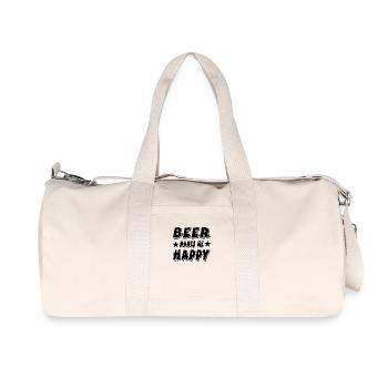 Bière - Sac de sport en toile recyclée Stanley/Stella - blanc naturel - Devant