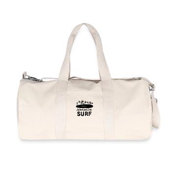 Je ne peux pas j ai surf - Sac de sport en toile recyclée Stanley/Stella - blanc naturel - Devant
