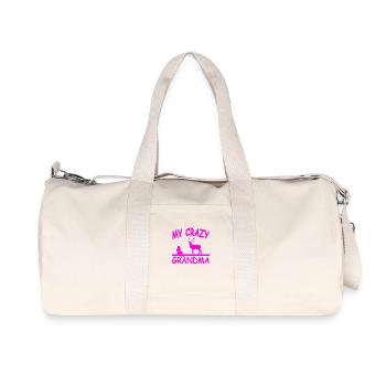 Oma - Recycelte Canvas-Sporttasche von Stanley/Stella - Naturweiß - Vorne