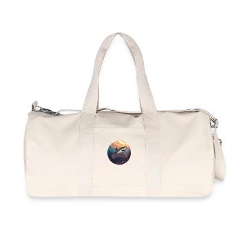 Majesty of the Seas: The King of the Deep! - Recycled Canvas Sports Bag by Stanley/Stella - natural - Front