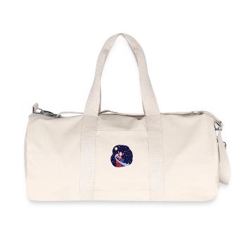 Santa is coming - Recycled Canvas Sports Bag by Stanley/Stella - natural - Front