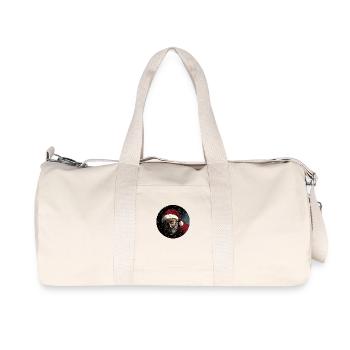 Dark Santa: Mysterious Christmas - Recycled Canvas Sports Bag by Stanley/Stella - natural - Front