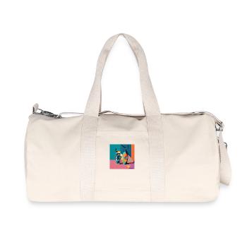 Vous avez l’air d’avoir soif - Sac de sport en toile recyclée Stanley/Stella - blanc naturel - Devant