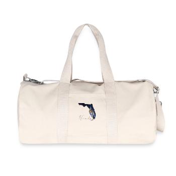 Universal Studios in Florida State Map FL - Recycled Canvas Sports Bag by Stanley/Stella - natural - Front