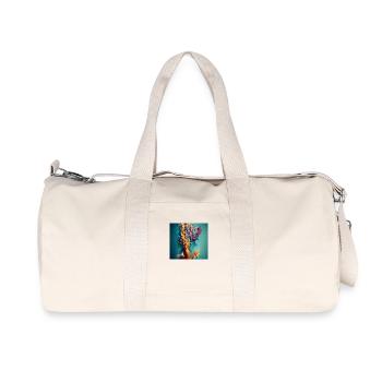 1000038767 - Recycled Canvas Sports Bag by Stanley/Stella - natural - Front