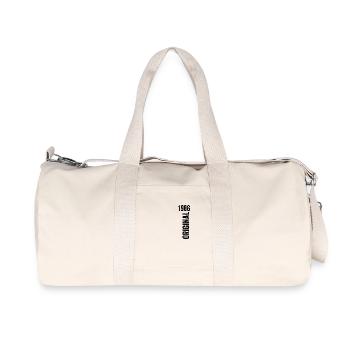 1986 Cadeau Anniversaire 1986 édition limitée 1986 - Sac de sport en toile recyclée Stanley/Stella - blanc naturel - Devant