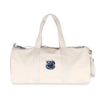 Viking Logo - Sac de sport en toile recyclée Stanley/Stella - blanc naturel - Devant