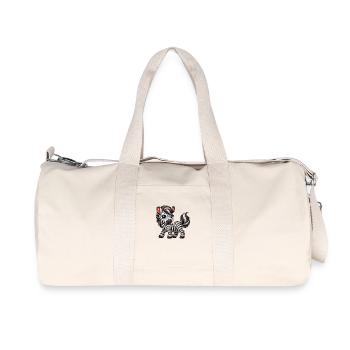 Zebra child - Recycled Canvas Sports Bag by Stanley/Stella - natural - Front