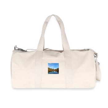 Lake view - Recycled Canvas Sports Bag by Stanley/Stella - natural - Front
