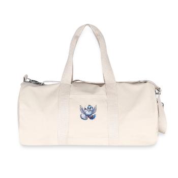 Turteltauben 1 - Recycelte Canvas-Sporttasche von Stanley/Stella - Naturweiß - Vorne