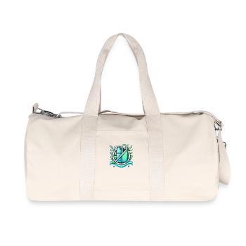 Gegen Mikroplastik - Recycelte Canvas-Sporttasche von Stanley/Stella - Naturweiß - Vorne