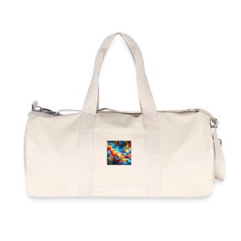Bright Dust Clouds Art - Recycled Canvas Sports Bag by Stanley/Stella - natural - Front