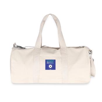 Mykonos Greece - Recycled Canvas Sports Bag by Stanley/Stella - natural - Front