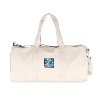 Schnee Rose 1001x - Recycelte Canvas-Sporttasche von Stanley/Stella - Naturweiß - Vorne