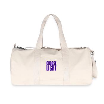Wählen Sie Licht - Recycelte Canvas-Sporttasche von Stanley/Stella - Naturweiß - Vorne